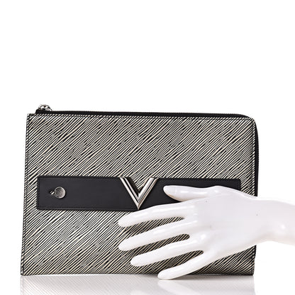 Louis Vuitton Epi Essential V Pochette Platine 2 of 10