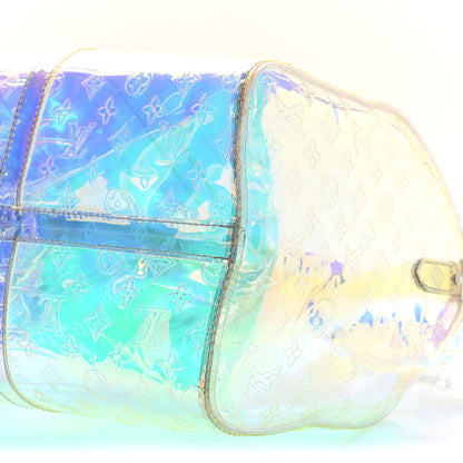 Louis Vuitton PVC Monogram Keepall Bandouliere 50 Iridescent Prism 10 of 10