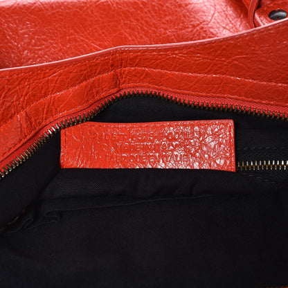 Balenciaga Agneau Classic Hardware Town Rouge Coquelicot Rouge Braise 8 of 10