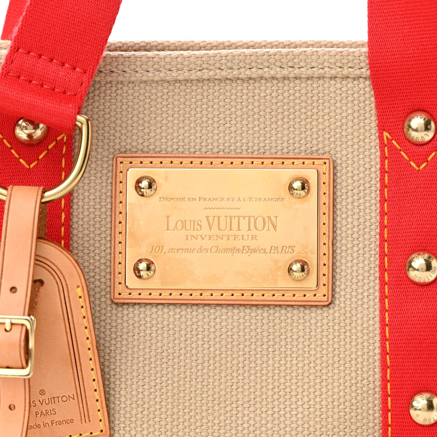 Louis Vuitton Toile Antigua Cabas PM Beige 7 of 10