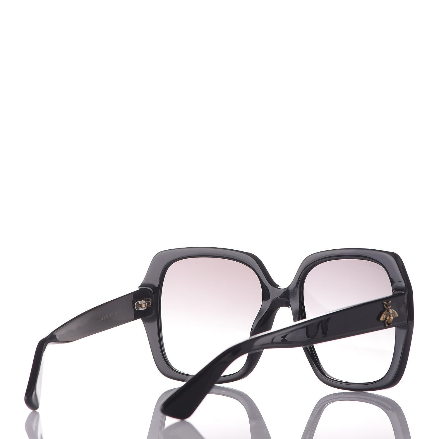 Gucci Acetate Square Frame GG0096S Sunglasses Black 4 of 8