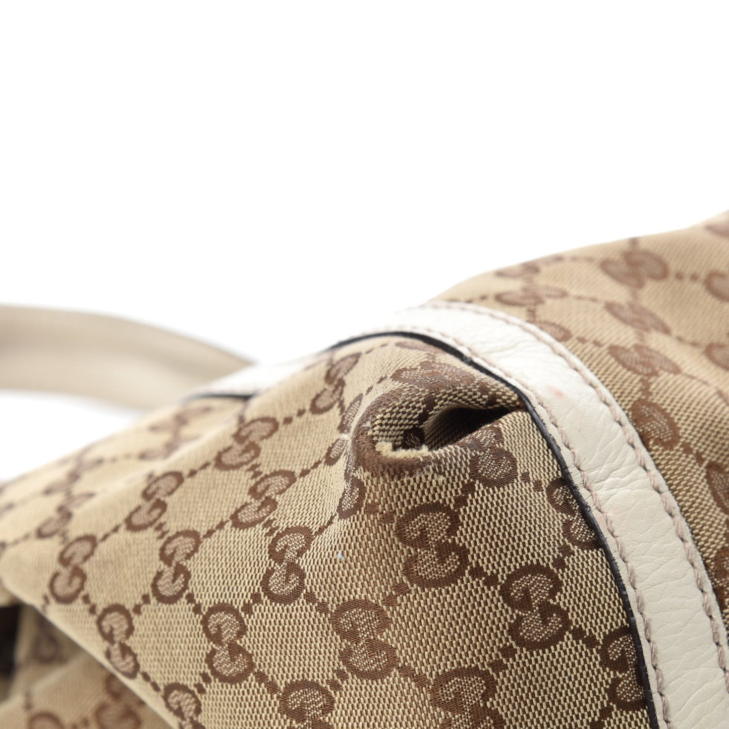 Monogram New Ladies Web Tote Off White