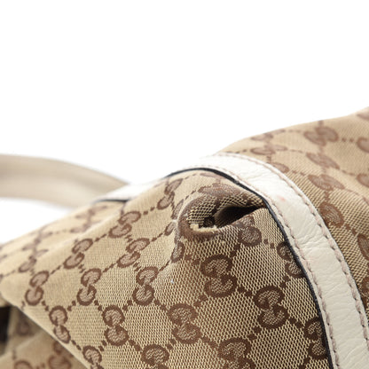 Gucci Monogram New Ladies Web Tote Off White 8 of 14