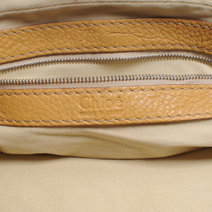 Chloe Leather Paddington Double Zipped Bowler Tan 7 of 8