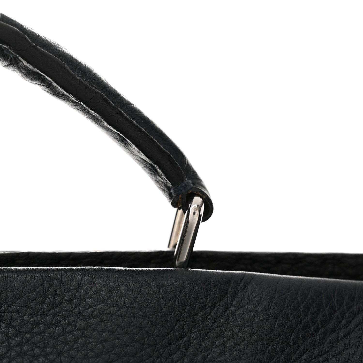 Fendi Cuoio Romano Selleria Monster Eyes Large Mens Peekaboo Iconic Essential Satchel Blue 11 of 16