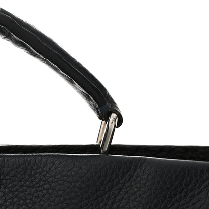 Fendi Cuoio Romano Selleria Monster Eyes Large Mens Peekaboo Iconic Essential Satchel Blue 11 of 16