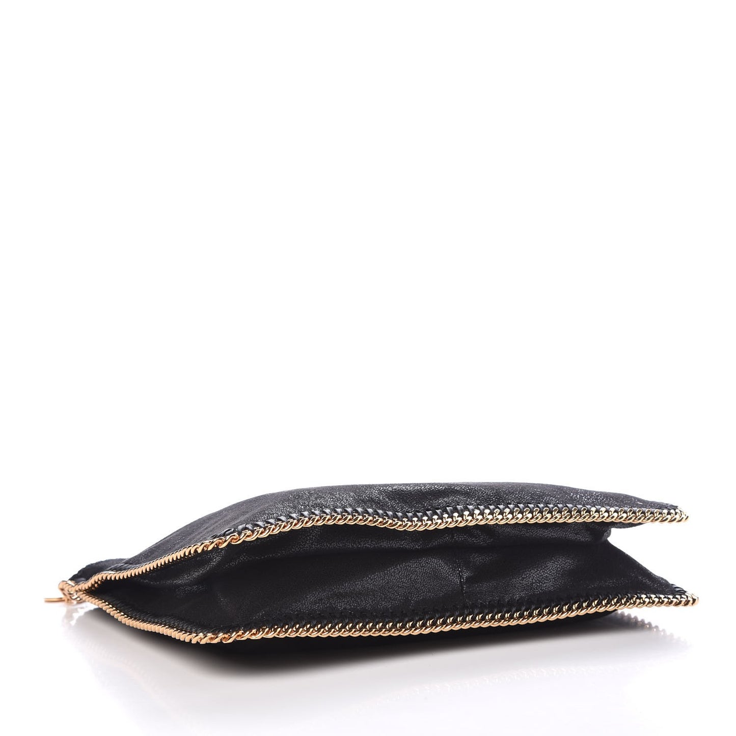 Shaggy Deer Medium Falabella Crossbody Bag Black