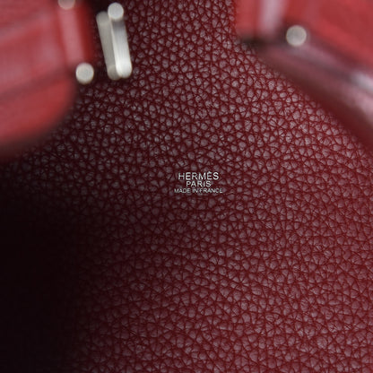 Hermes Taurillon Clemence Picotin 22 MM Rouge Garance 6 of 8