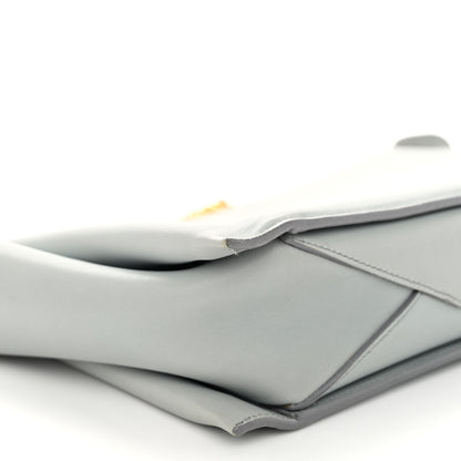 Celine Smooth Calfskin Tri-Fold Clutch on Chain Cloud 9 of 11