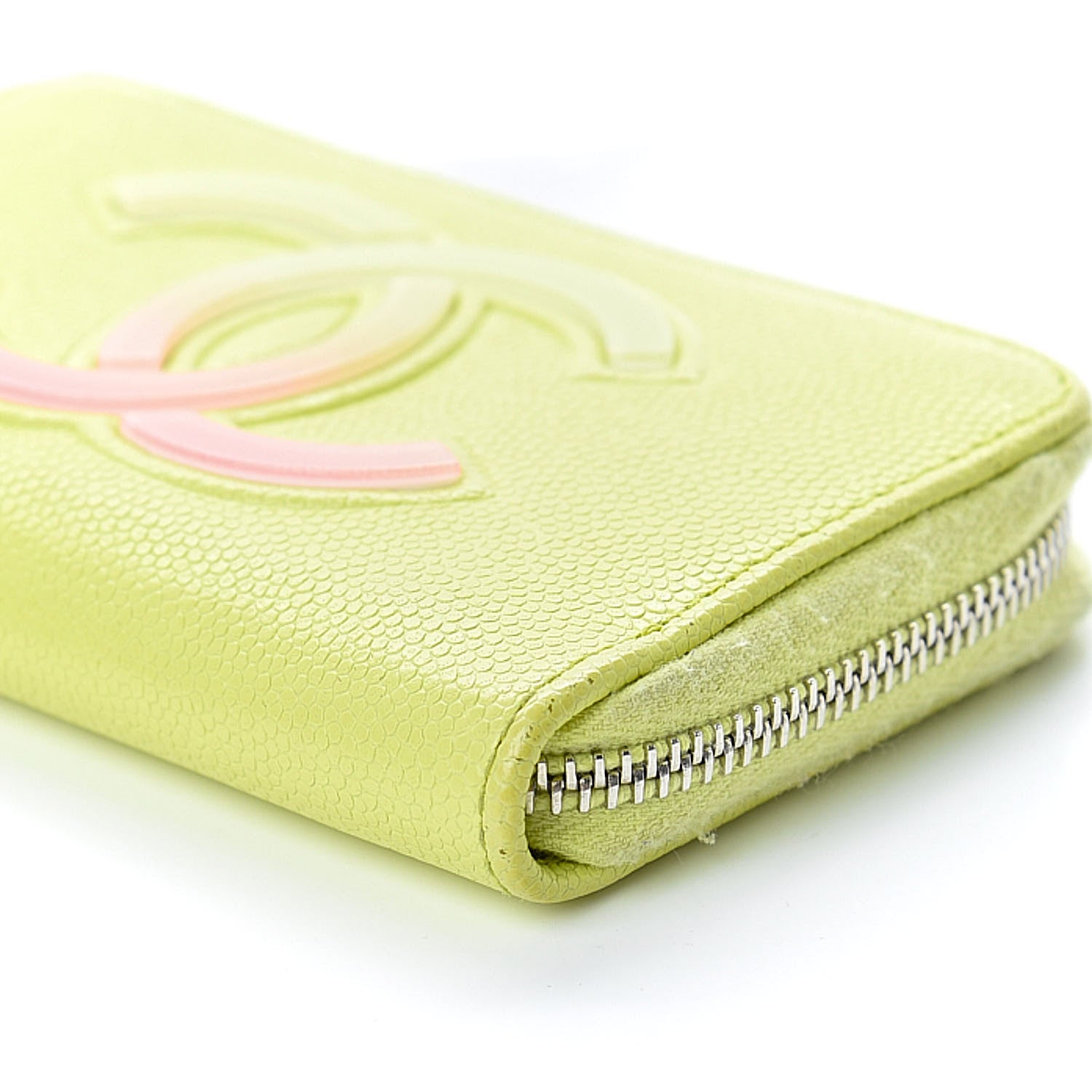 Chanel Caviar Key Holder Case Light Pink Light Green 11 of 14