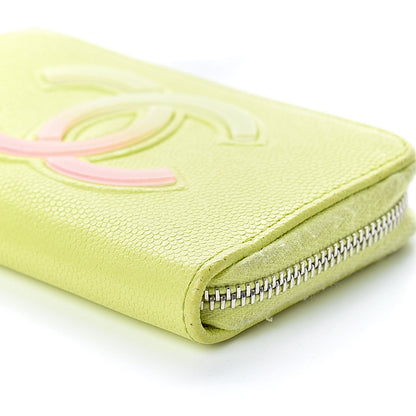 Chanel Caviar Key Holder Case Light Pink Light Green 11 of 14