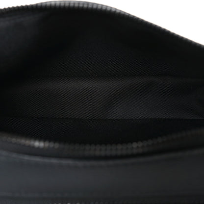Louis Vuitton Calfskin Aerogram Alpha Wearable Wallet Black 5 of 10
