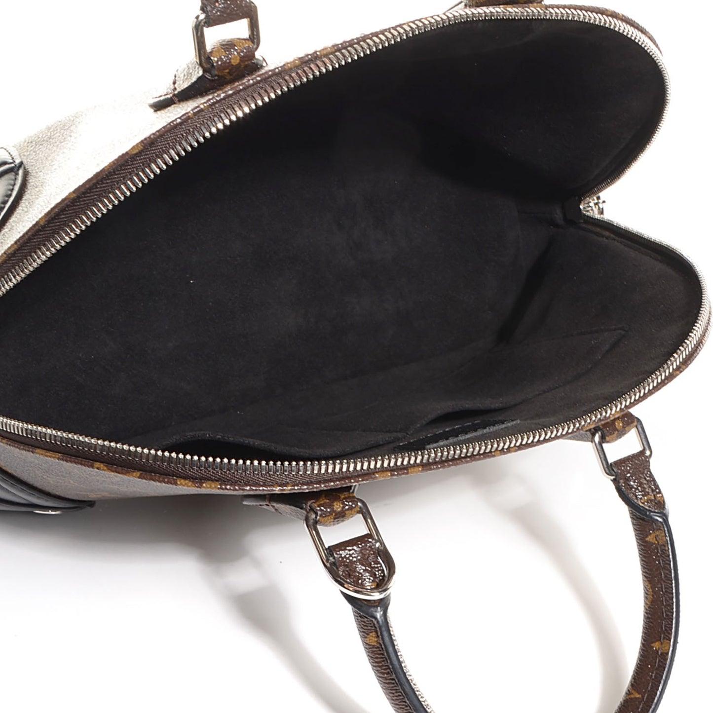 Shiny Monogram Alma PM Black