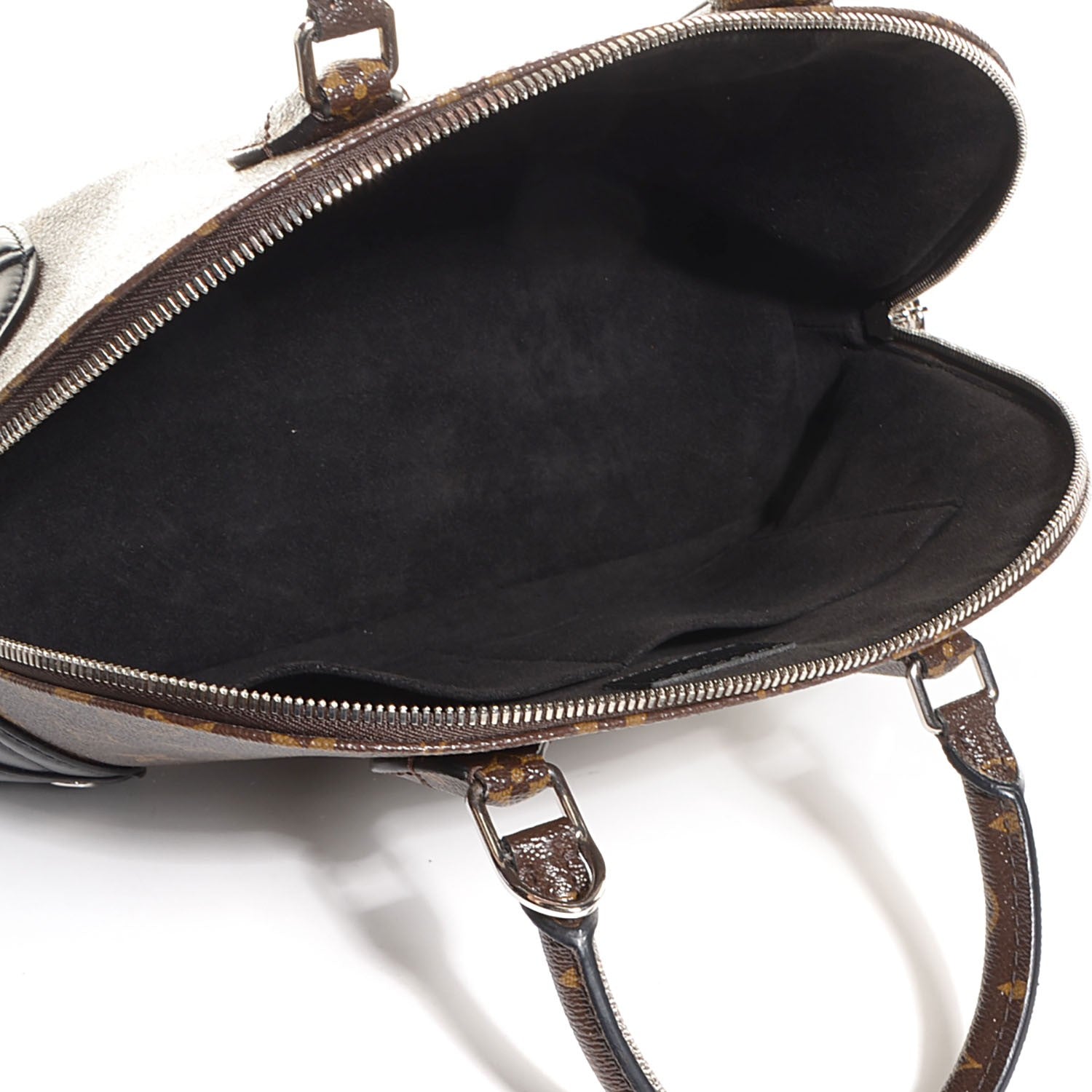 Louis Vuitton Shiny Monogram Alma PM Black 5 of 7