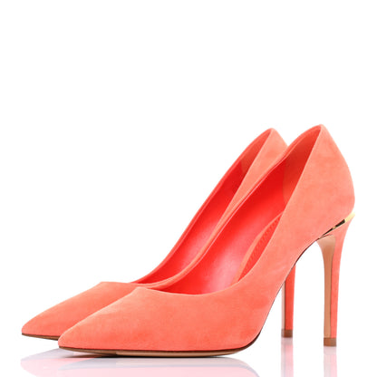 Louis Vuitton Suede First Lady Pumps 36 Pink 3 of 8