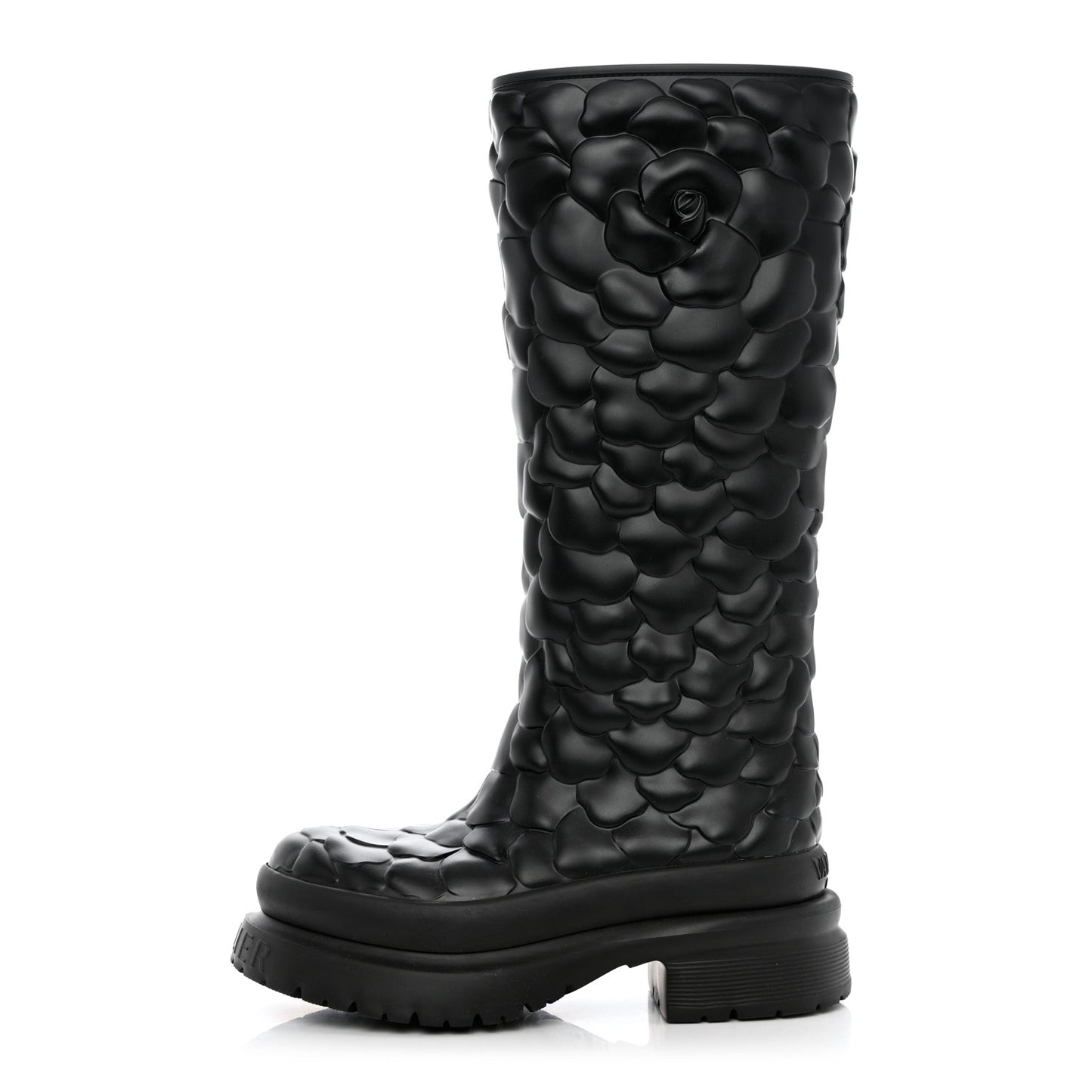 Rubber Atelier 03 Rose Edition 30/50mm Tall Rainboots 38 Black