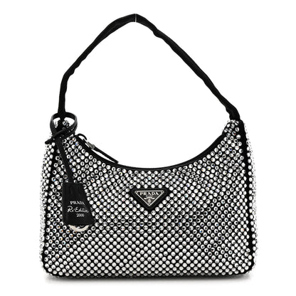 Prada Satin Crystal Mini Re-Edition 2000 Bag Cristal 1 of 10