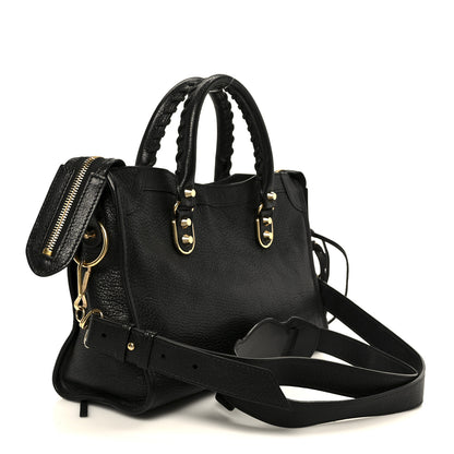 Balenciaga Chevre Gold Metallic Edge Hardware S City Black 3 of 10