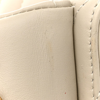 Saint Laurent Calfskin Y Quilted Monogram Small Loulou Chain Satchel Crema Soft 16 of 18