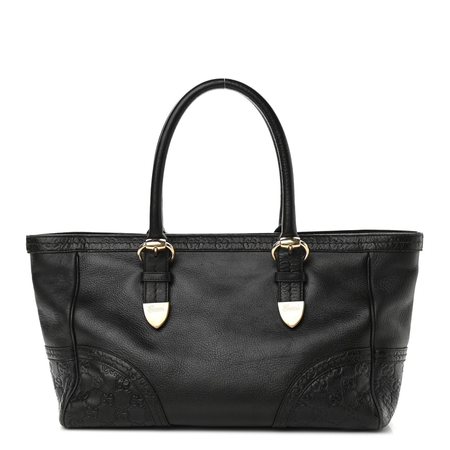 Guccissima Trim Signoria Tote Black