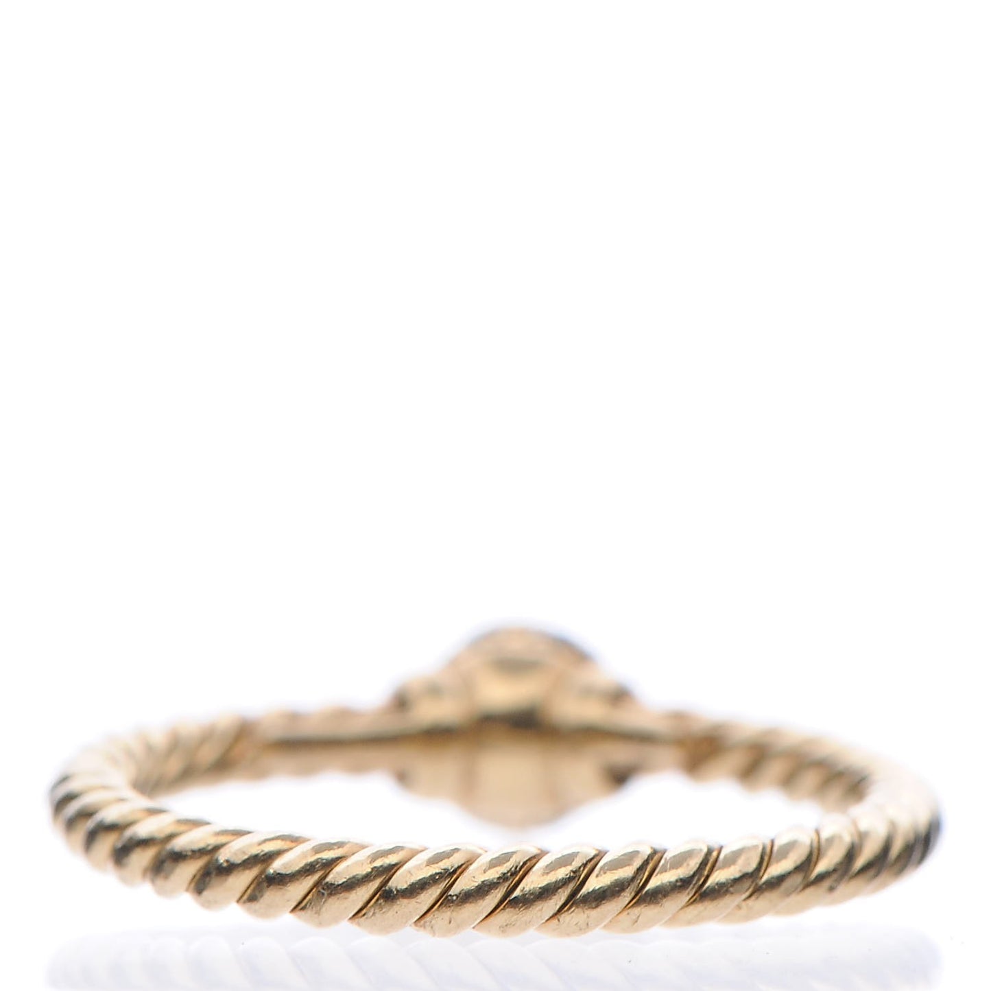 18K Yellow Gold Diamond Petite Solari Station Ring 55.7 7.5