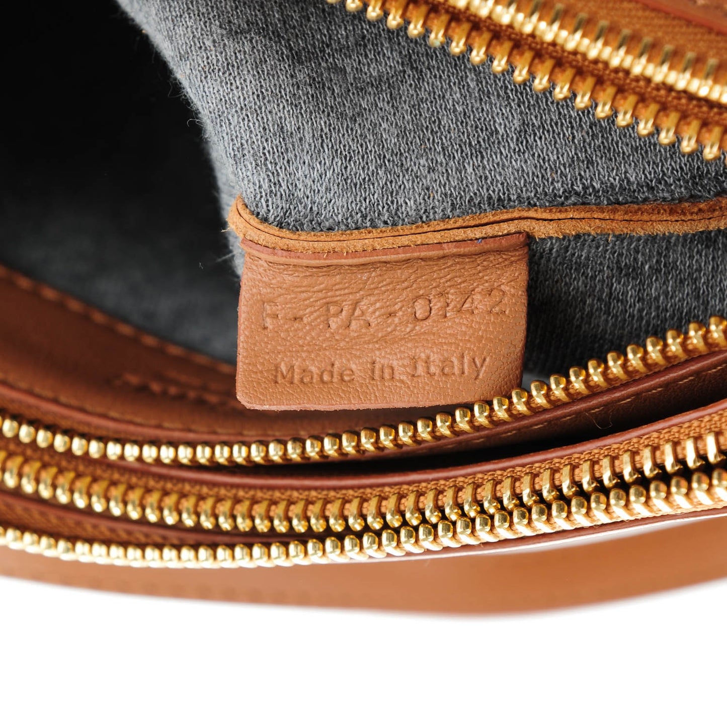 Lambskin Small Trio Crossbody Bag Tan