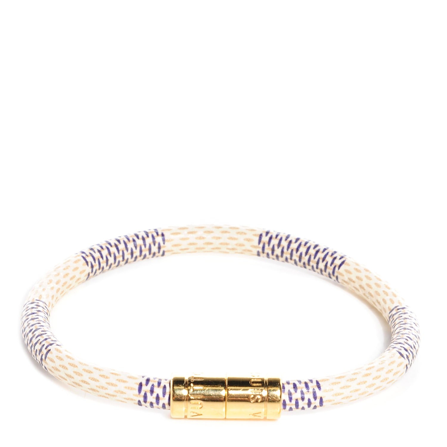 Louis Vuitton Damier Azur Keep It Bracelet 17 1 of 5