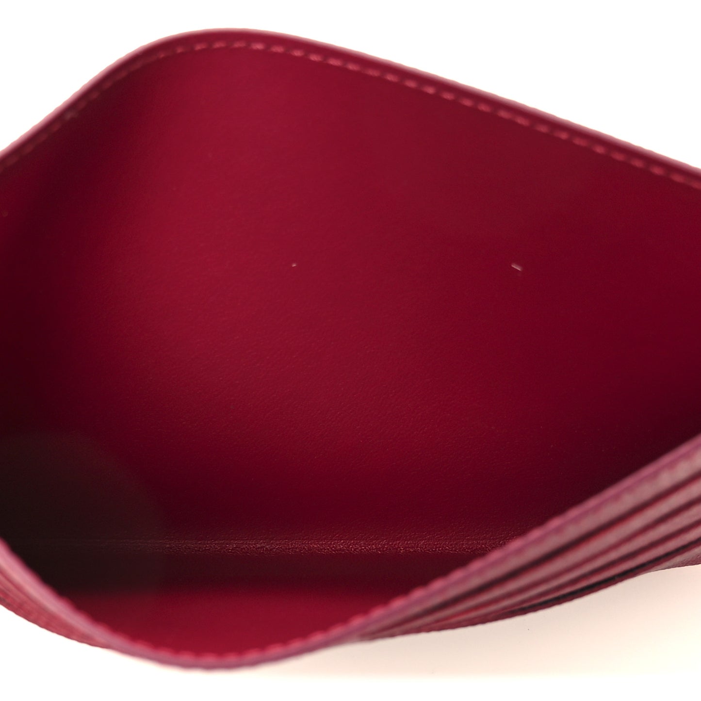 Calfskin Pochette Felicie Card Holder Insert Fuchsia