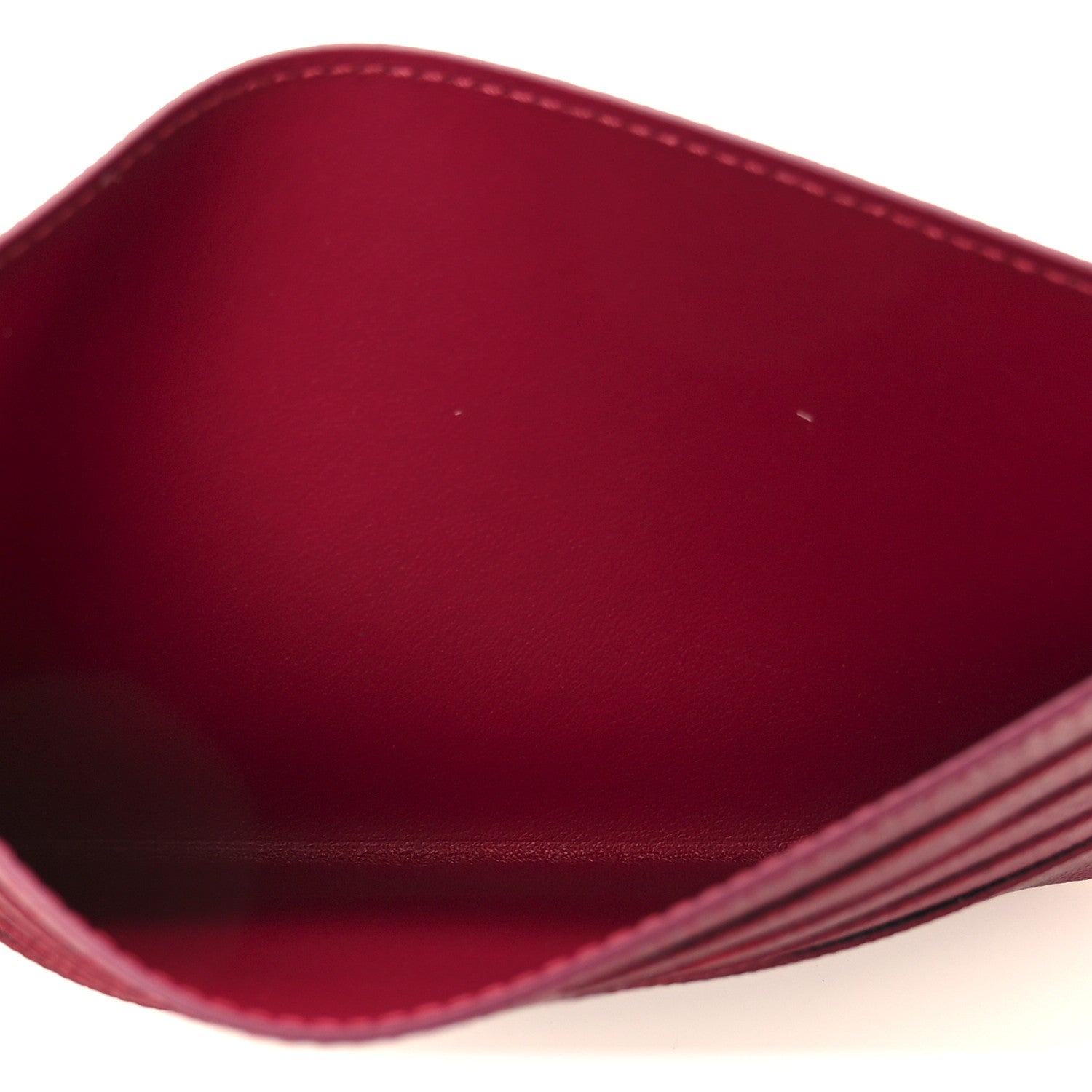 Louis Vuitton Calfskin Pochette Felicie Card Holder Insert Fuchsia 5 of 7