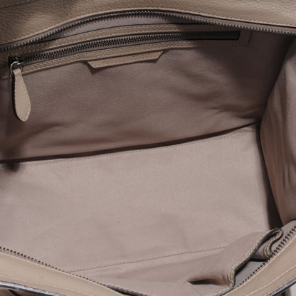 Celine Drummed Leather Shoulder Luggage Dune 5 of 9