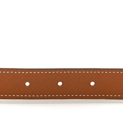 Hermes Swift Epsom 24mm Mini Constance H Belt 80 Black Gold 4 of 6