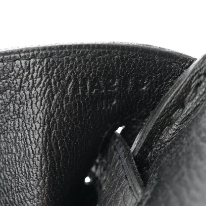 Hermes Togo Birkin 25 Black 7 of 11