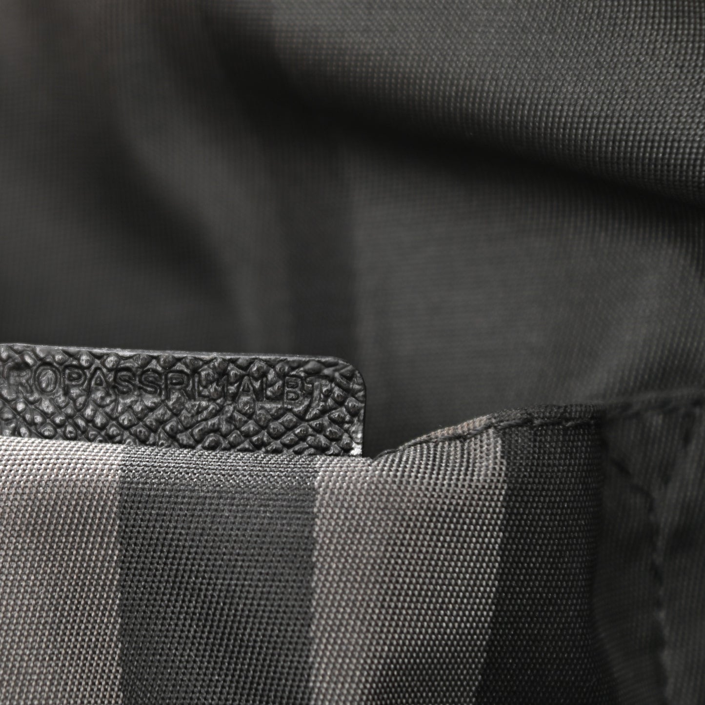 Textured Calfskin Briefcase Black