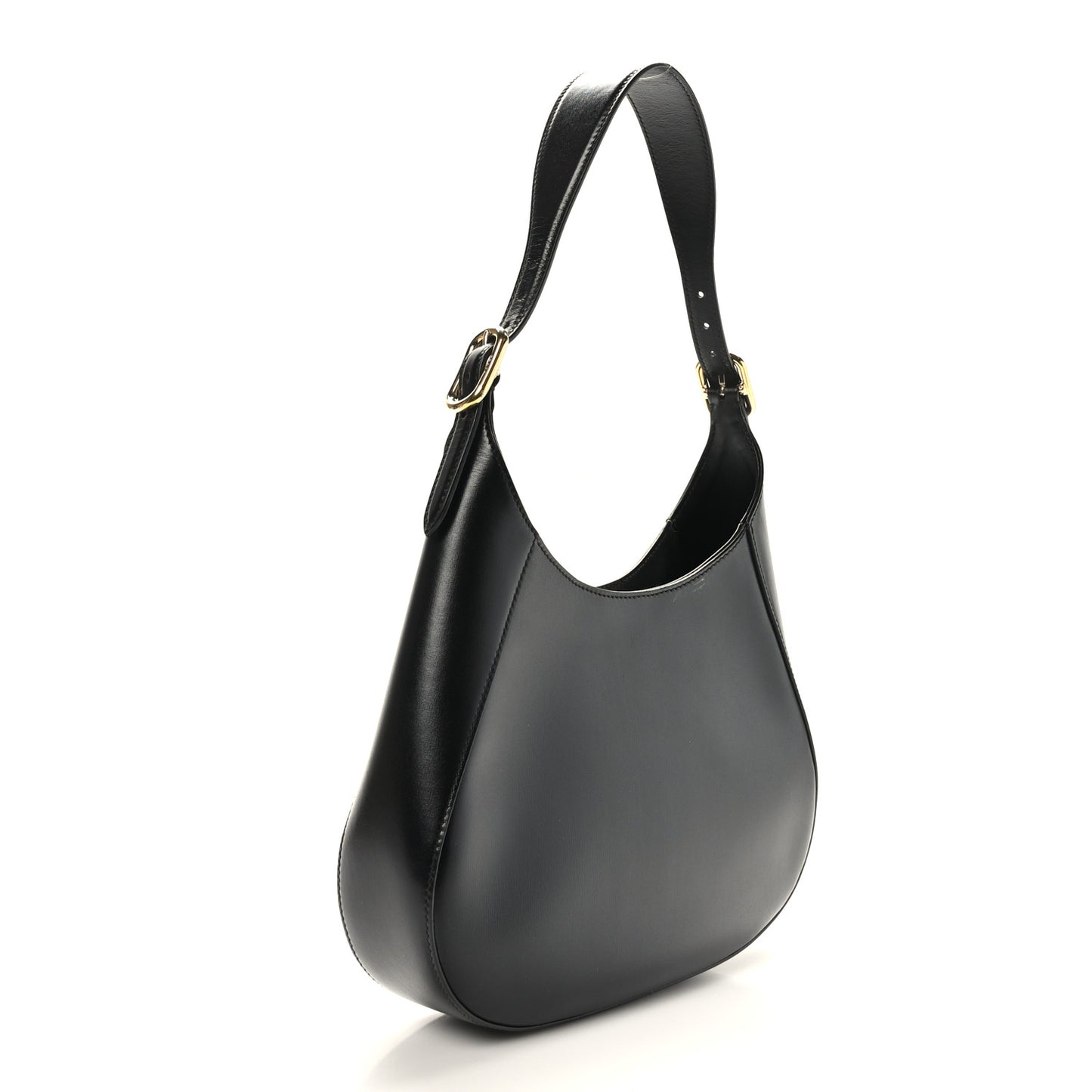 Box Calfskin Shoulder Bag Black