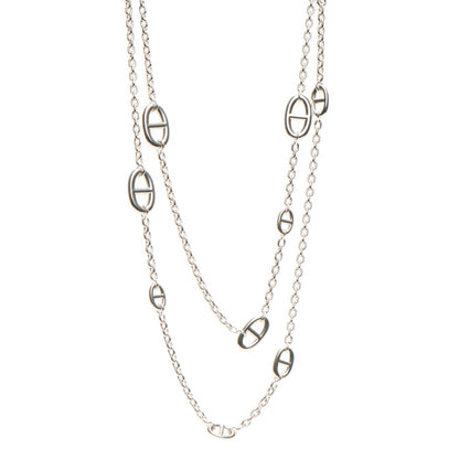Hermes Sterling Silver Farandole Necklace 120 1 of 5