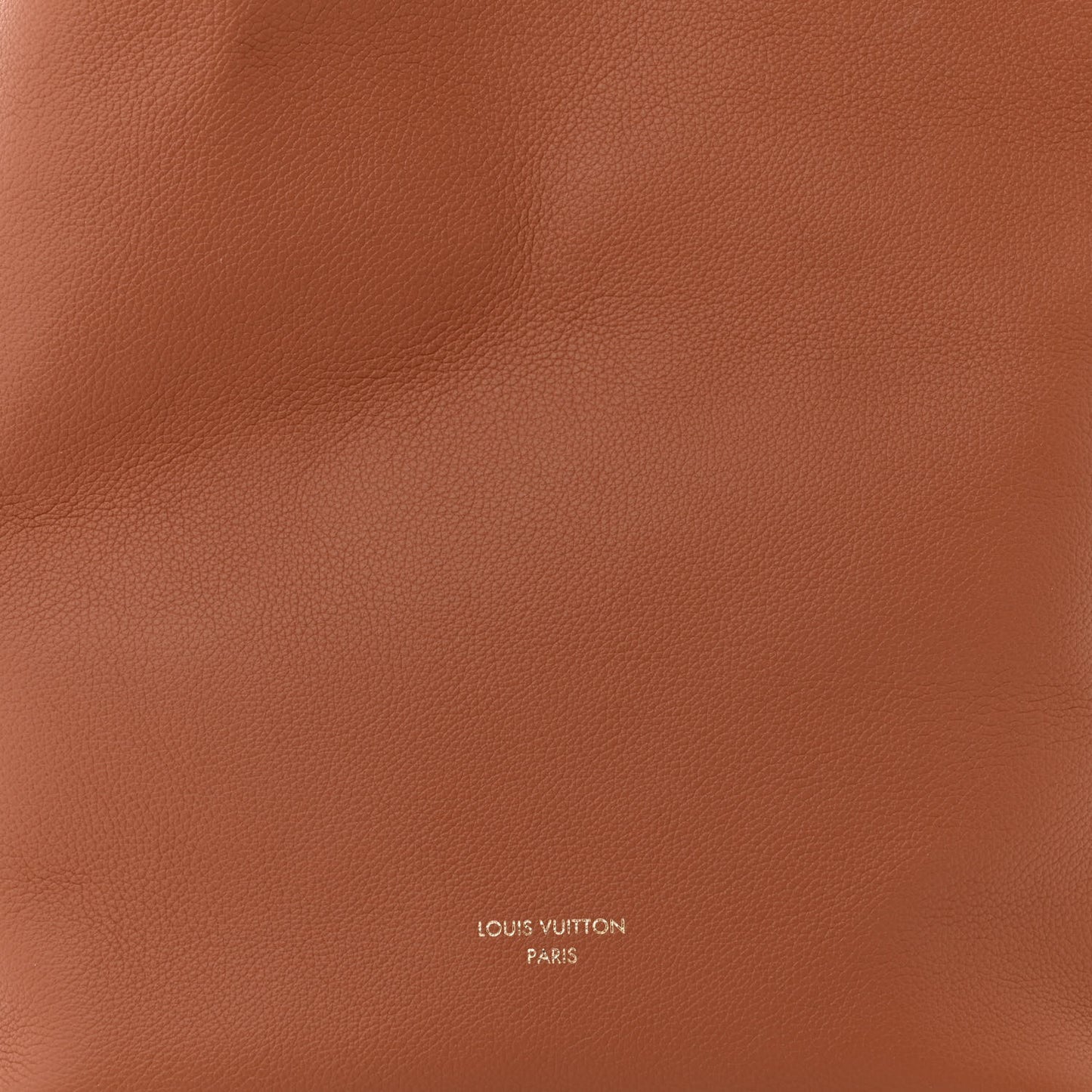 LOUIS VUITTON Grained Calfskin Low Key Hobo MM Cognac