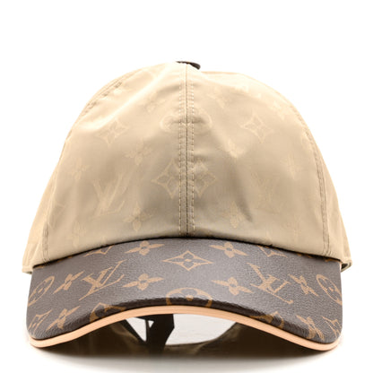 Louis Vuitton Monogram Polyester Silk LV Get Ready Cap M Beige 3 of 7