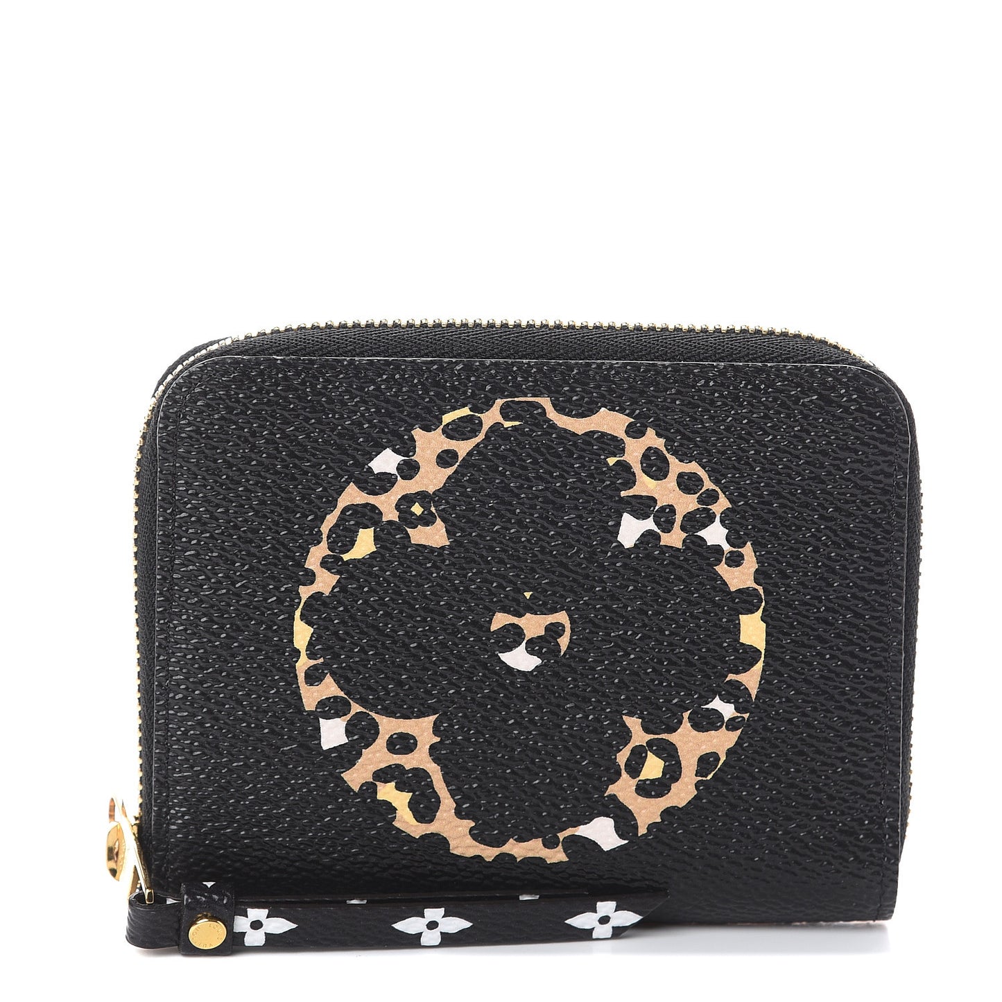 Monogram Giant Jungle Zippy Coin Purse Black