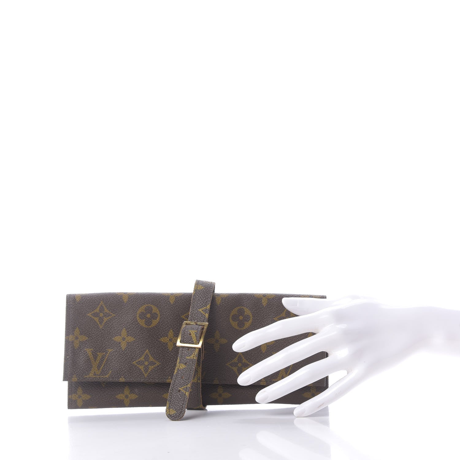 Louis Vuitton Monogram Saks Jewelry Roll Pouch 2 of 12
