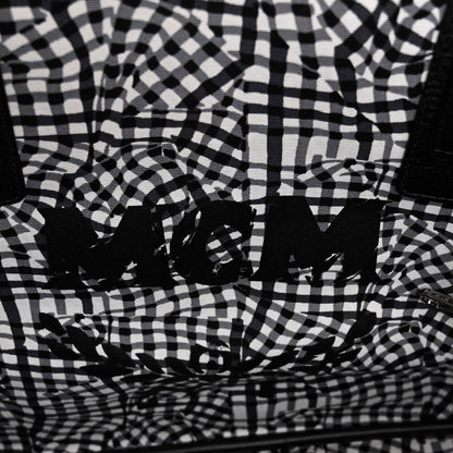MCM Grained Calfskin Visetos Medium Liz Reversible Shopper Tote Black 10 of 16