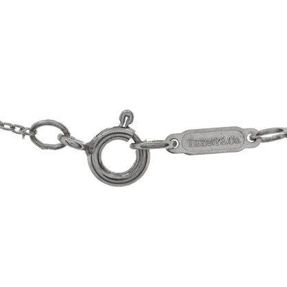 Tiffany Sterling Silver Ribbon Pendant Necklace 4 of 4