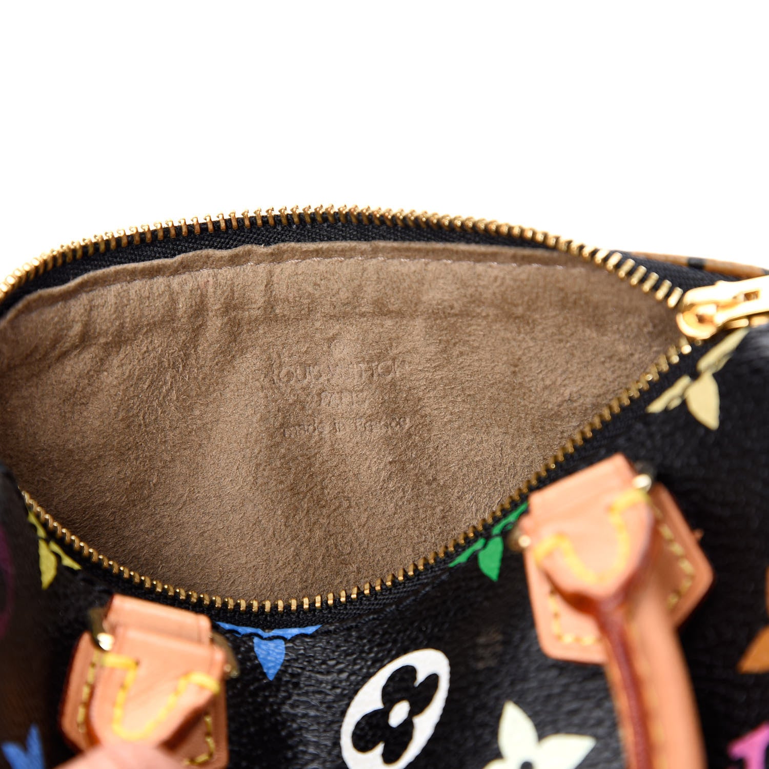 Louis Vuitton Monogram Multicolor Mini Sac HL Speedy Black 6 of 9