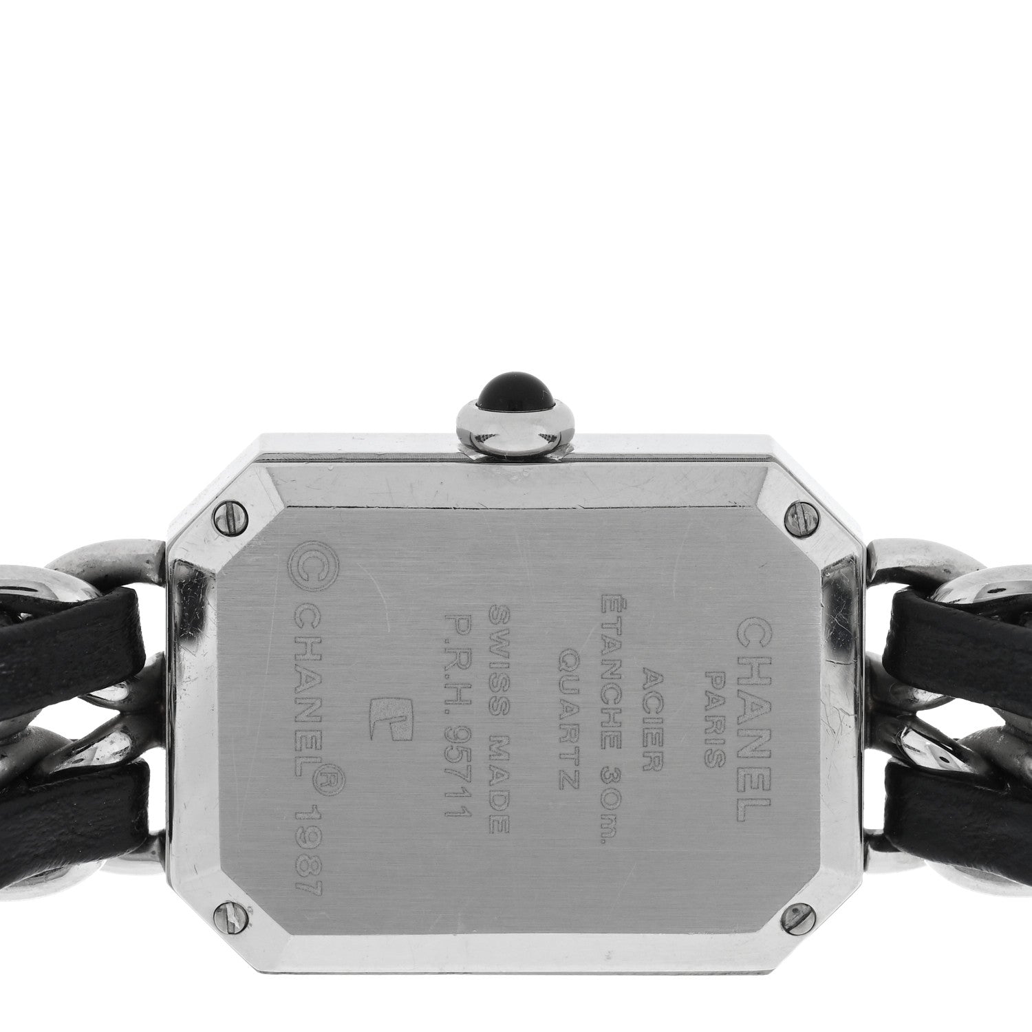 Chanel Stainless Steel Lambskin 20mm Chain Premiere Quartz Watch M 4 of 4