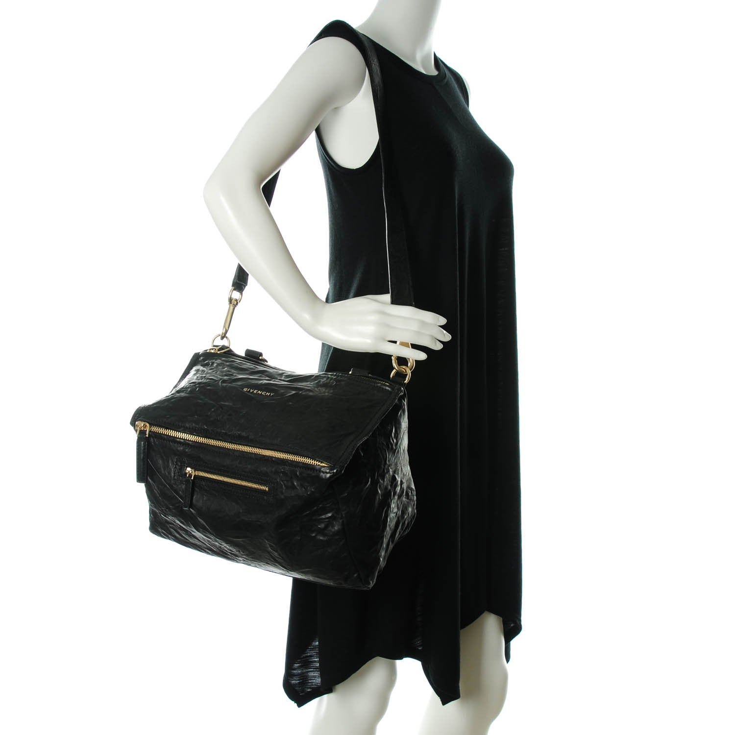 Givenchy Tumbled Sheepskin Medium Pandora Black 2 of 7