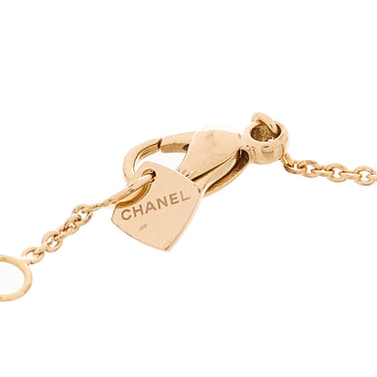 Chanel 18K Beige Gold Diamond Coco Bracelet 7 of 9