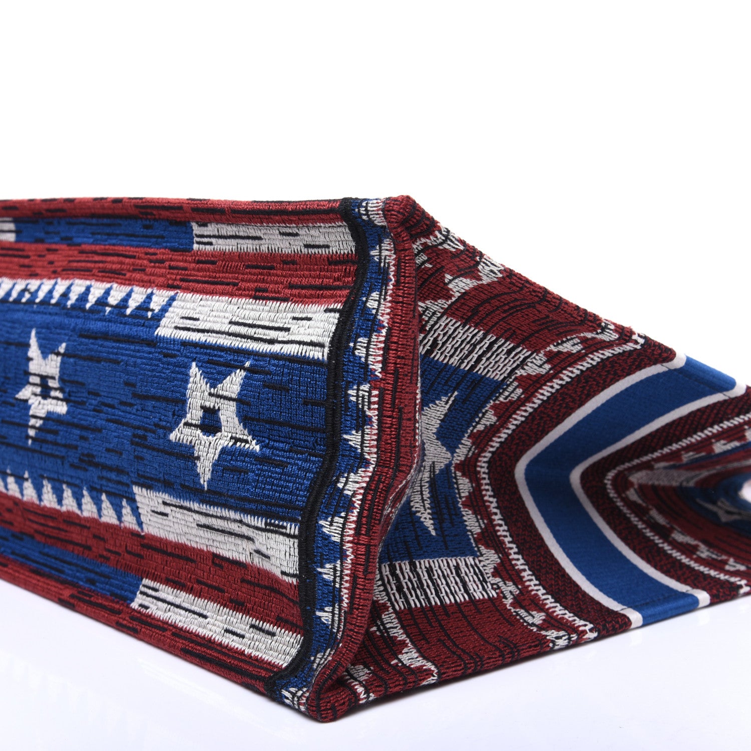 Christian Dior Canvas Embroidered Exclusive US Book Tote Multicolor 7 of 10