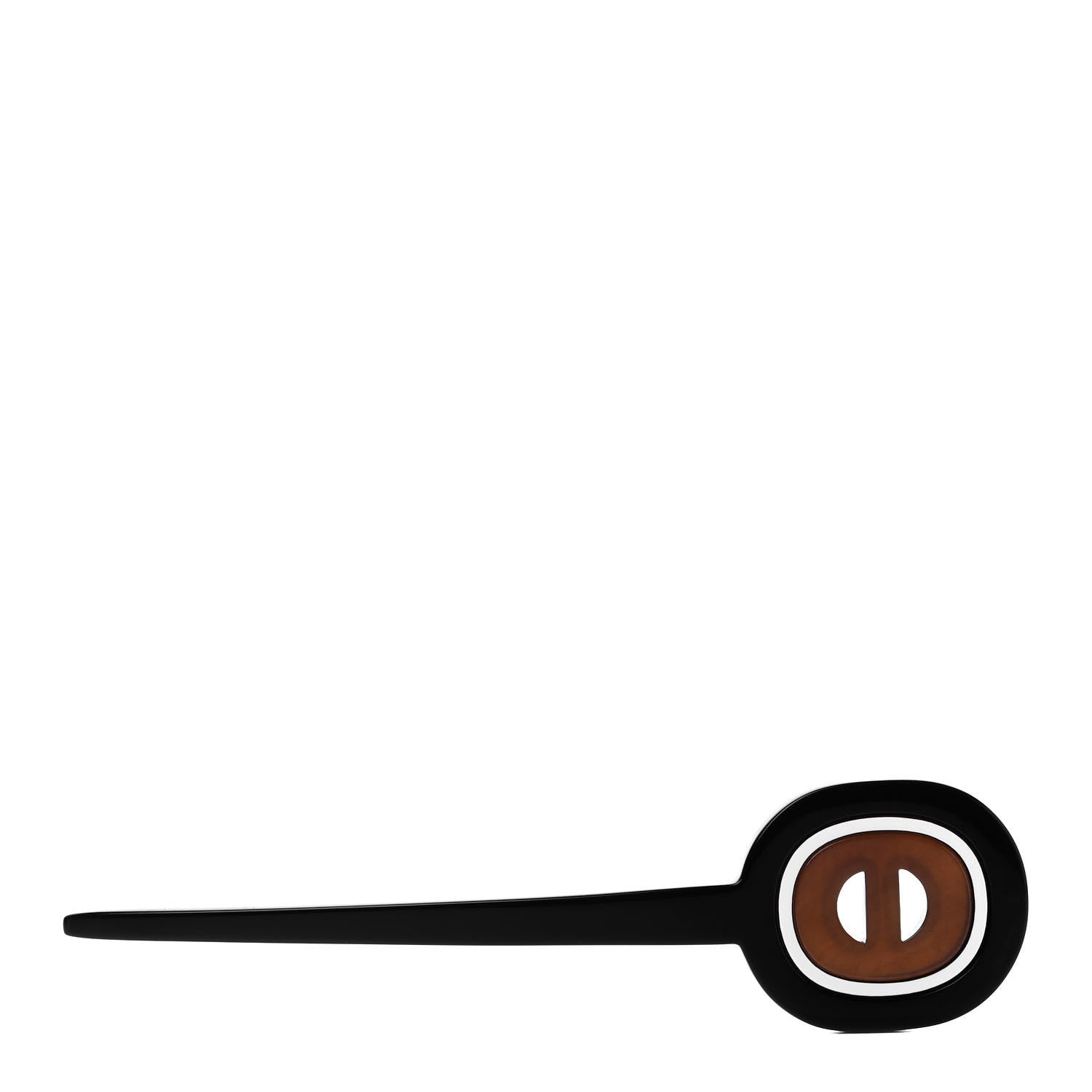 Hermes Lacquered Buffalo Horn Fidelio Virage Hair Pick 1 of 4