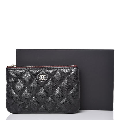 Chanel Caviar Quilted Small Cosmetic Case Black 8 of 8