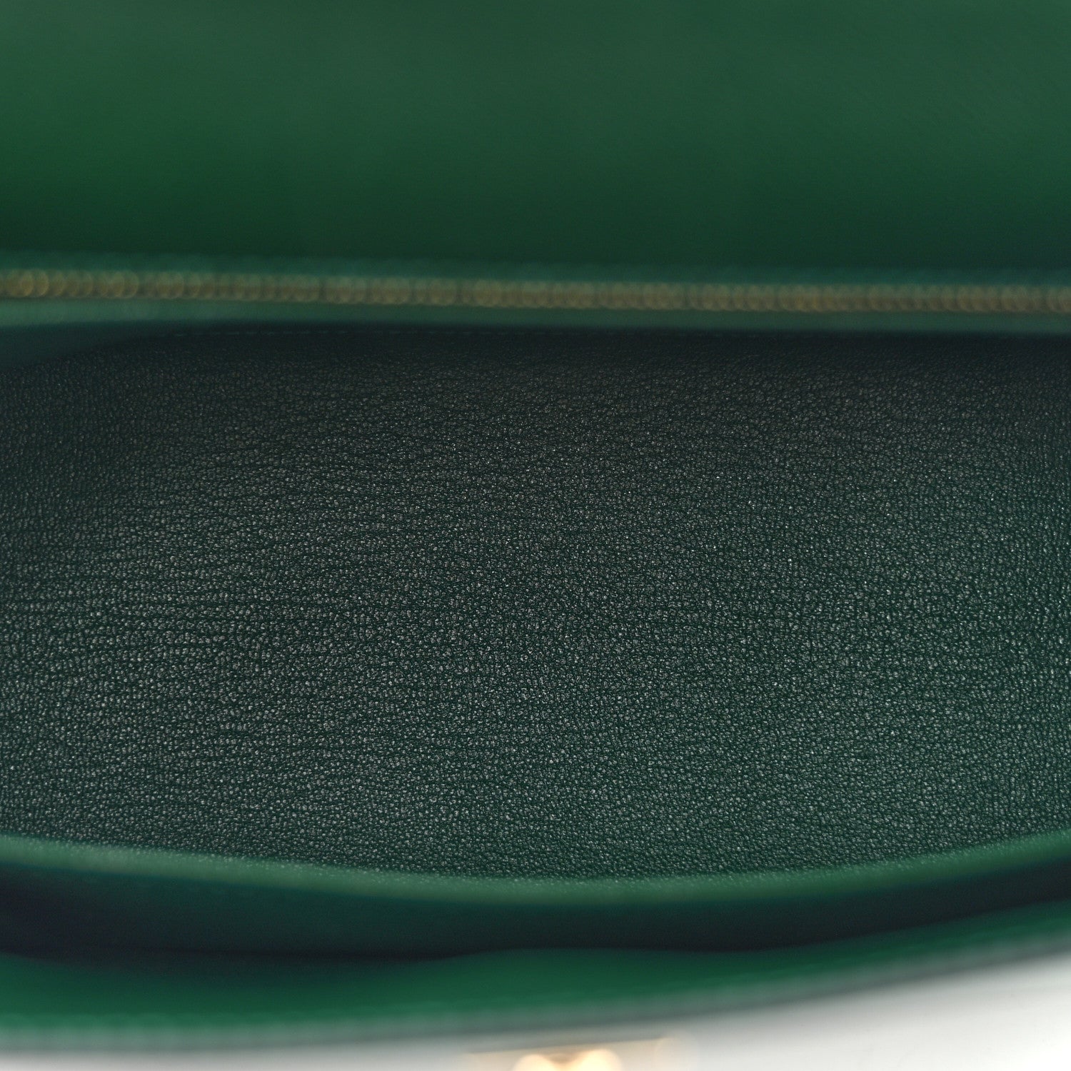 Hermes Madame Calfskin Shiny Alligator Kelly Sellier Touch 25 Vert Moyen 5 of 10