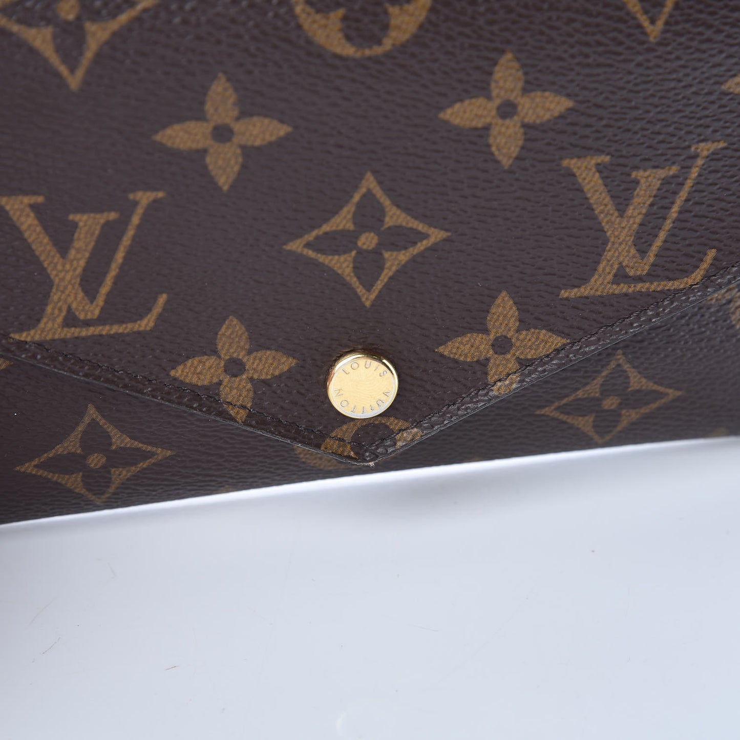 Monogram Jeanne Wallet Rose Ballerine